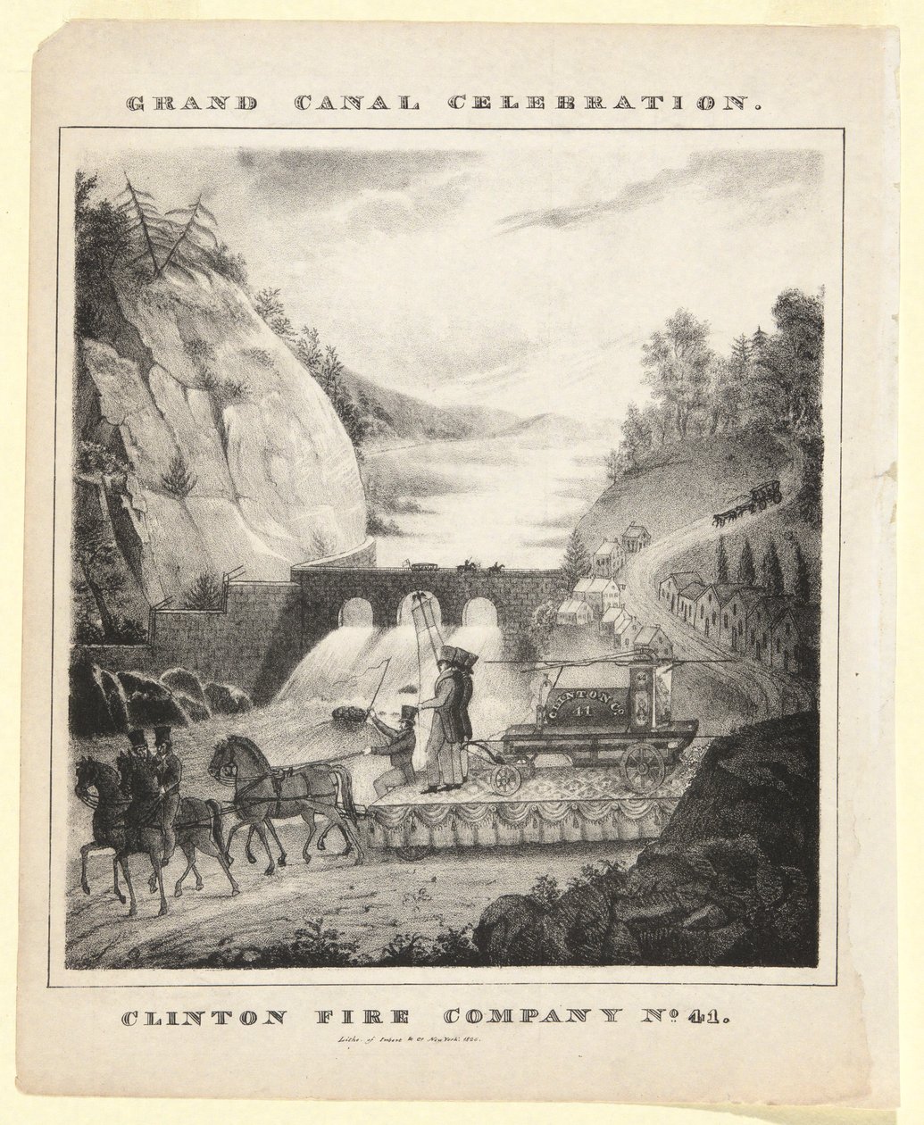 Compagnia dei pompieri di Clinton No.41 da William H. Tuthill