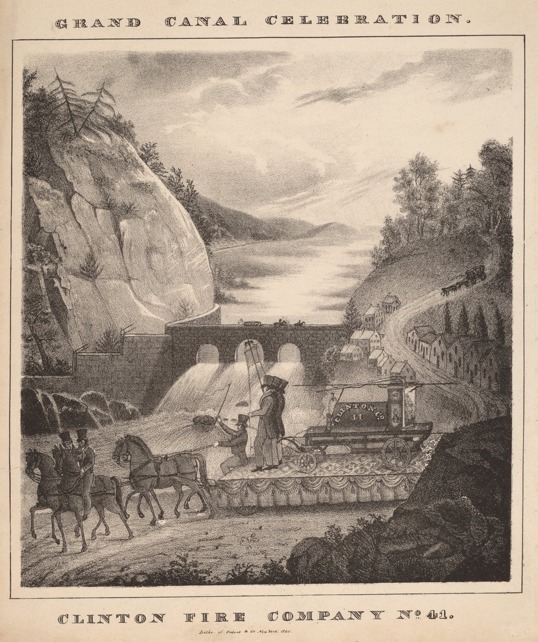 Compagnia dei Vigili del Fuoco di Clinton, n. 41 da William H. Tuthill