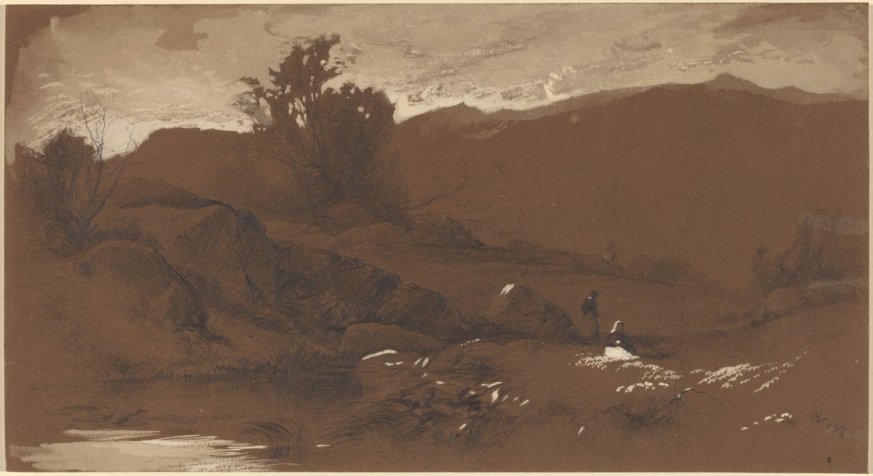 Figure in un Paesaggio da William Hart