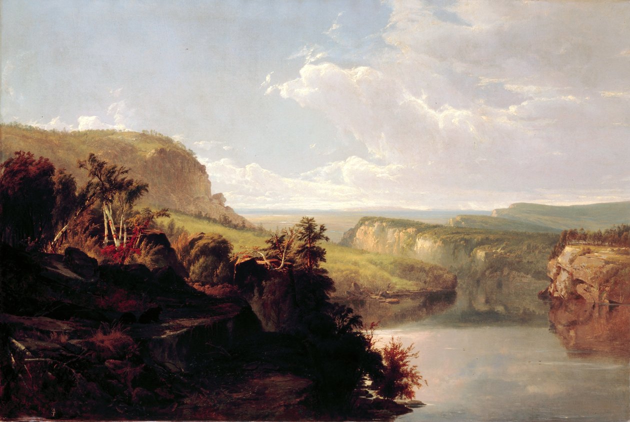 Lago tra le colline (Lago Mohonk) da William Hart