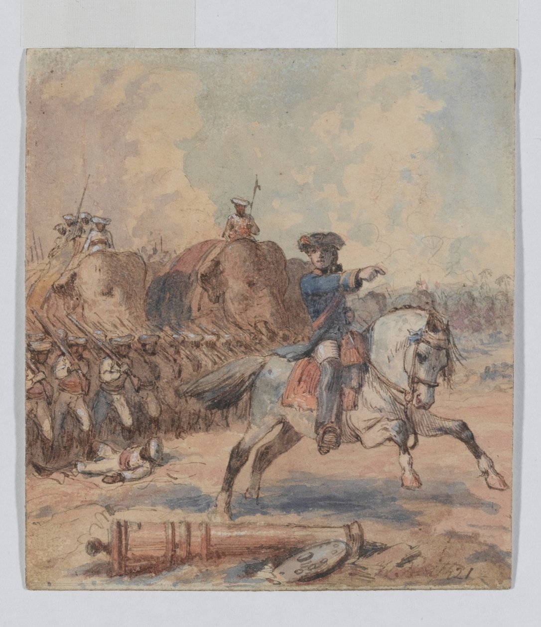 Clive a Plassey, 1757 da William Heath