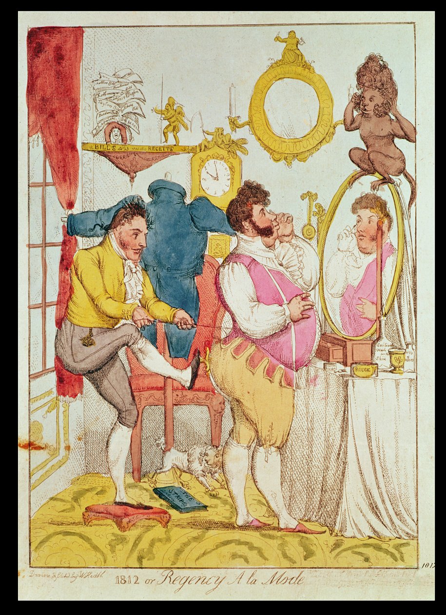 Regency a la Mode, cartone animato da William Heath