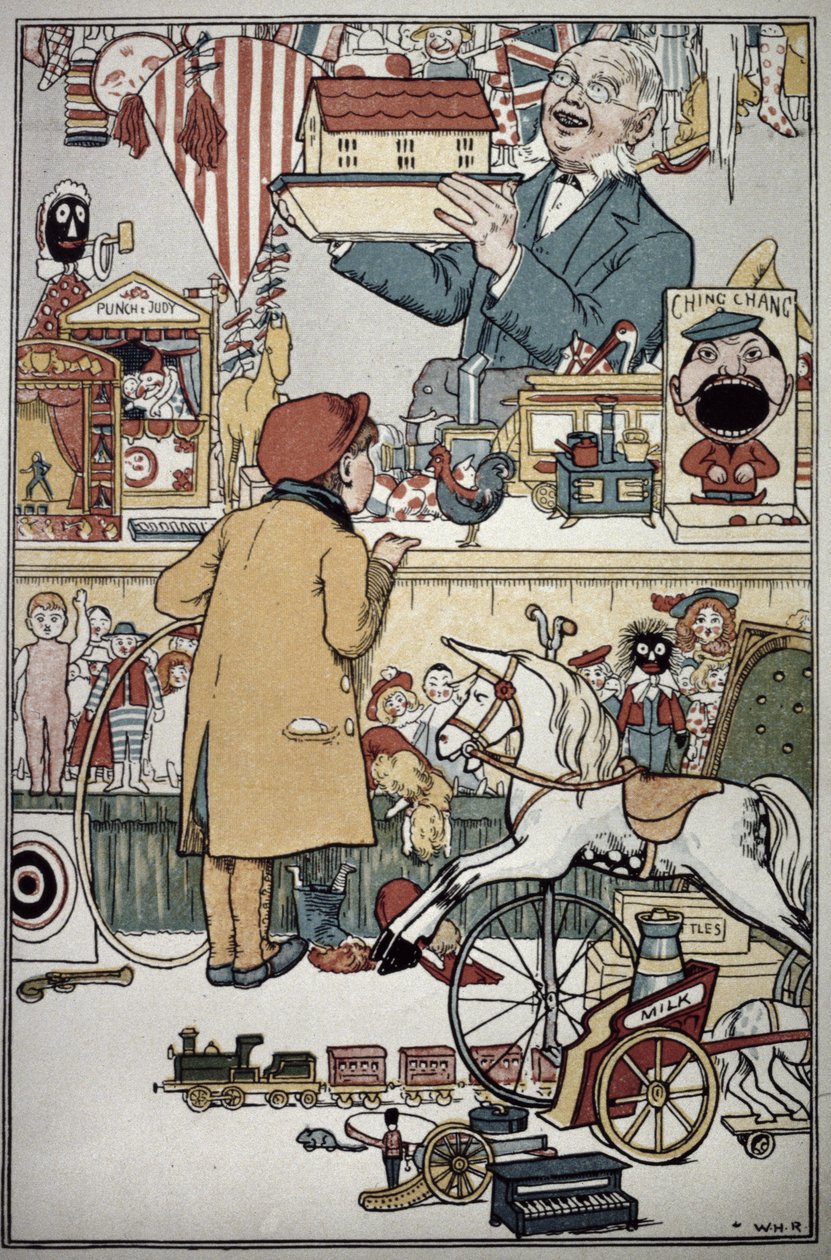 Il Negozio di Giocattoli, 1900 da William Heath Robinson