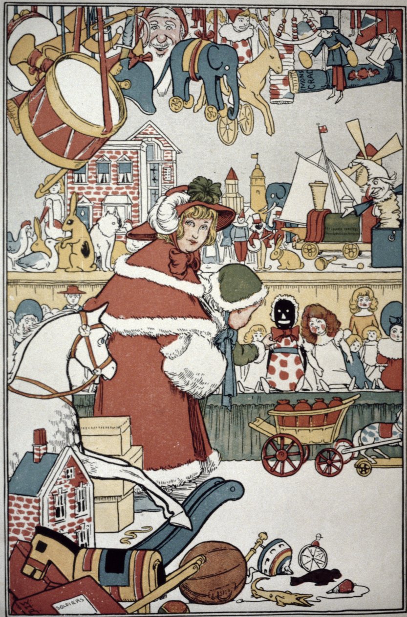 Giocattoli per Natale, c.1900 da William Heath Robinson