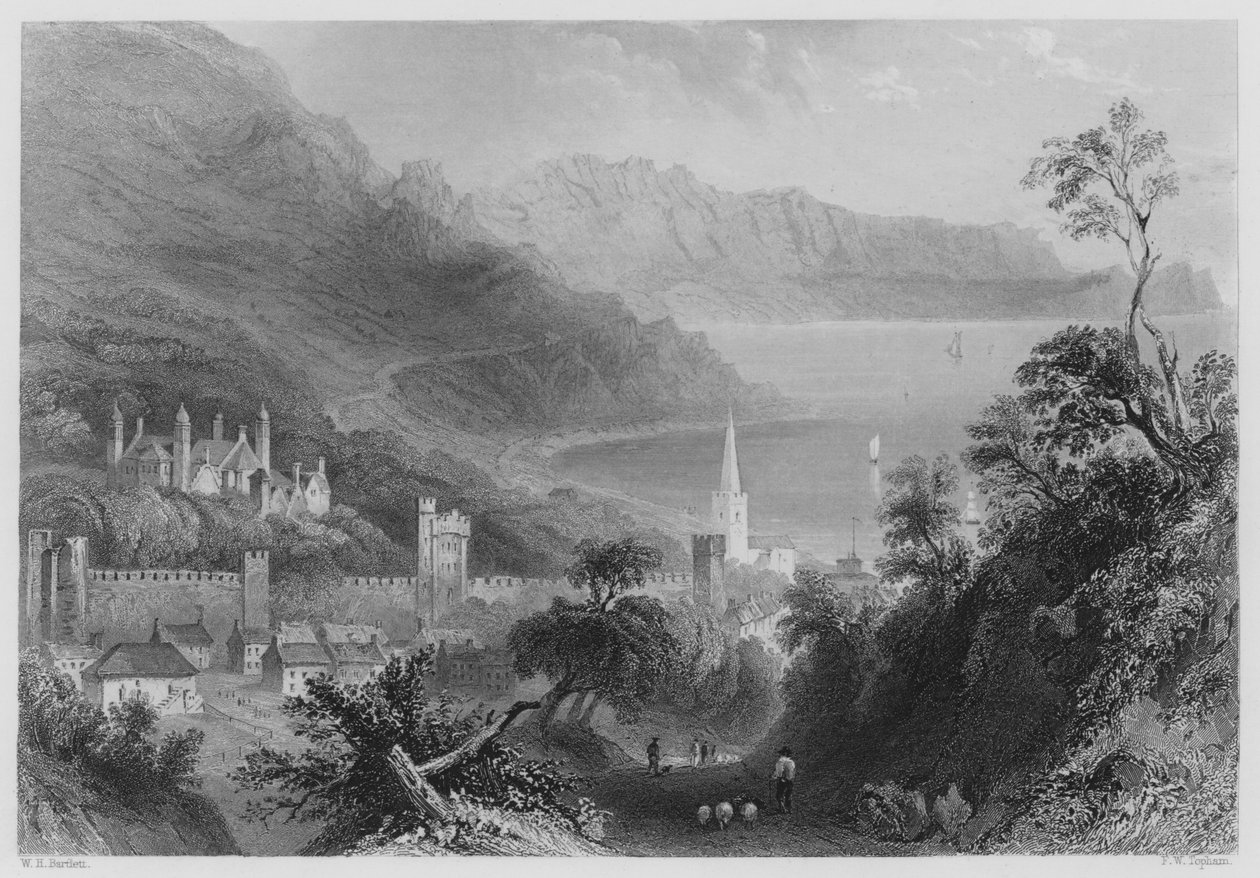 Glenarm da William Henry (after) Bartlett