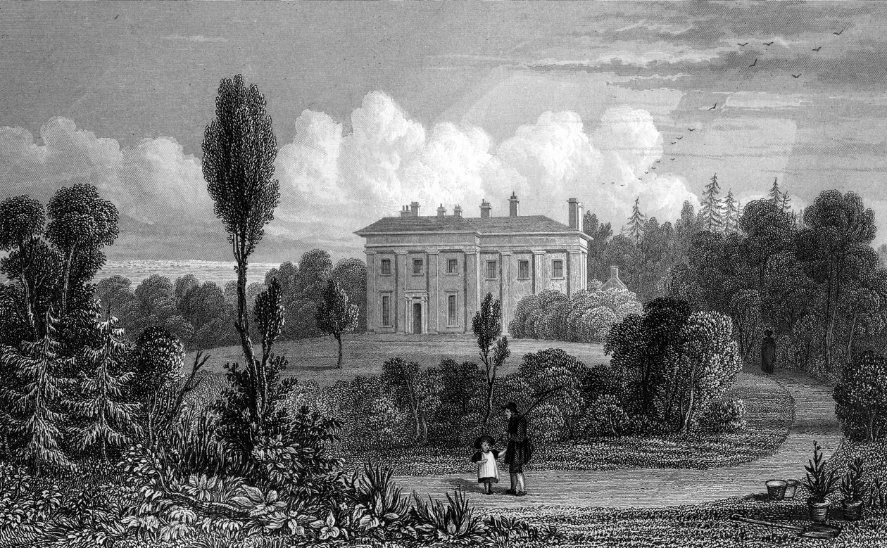 Riffhams Lodge, Essex, 1835 da William Henry Bartlett