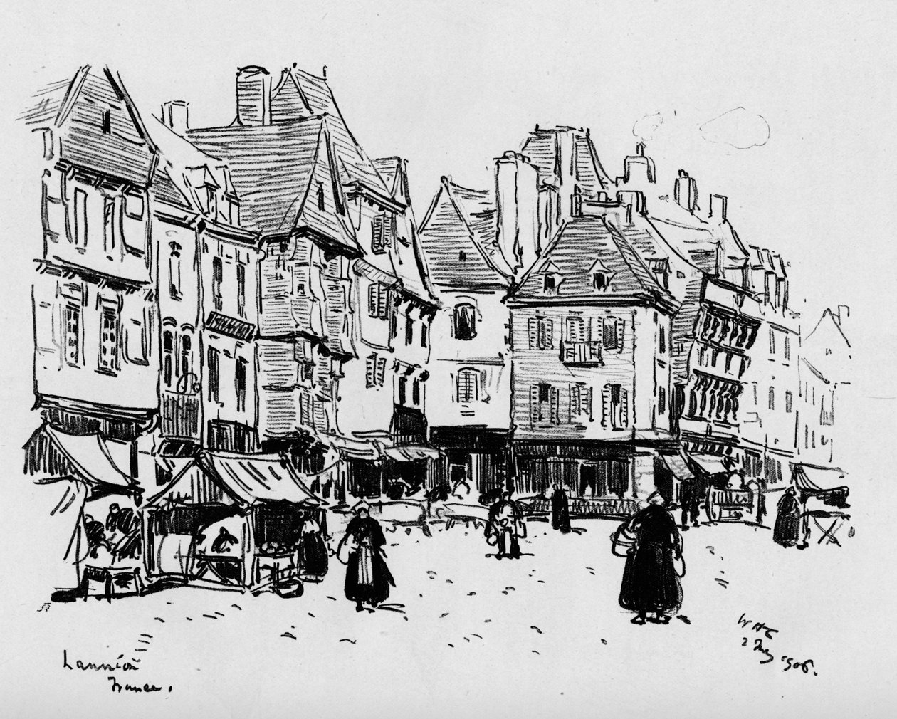 Lannion, 1907 da William Henry Charlton