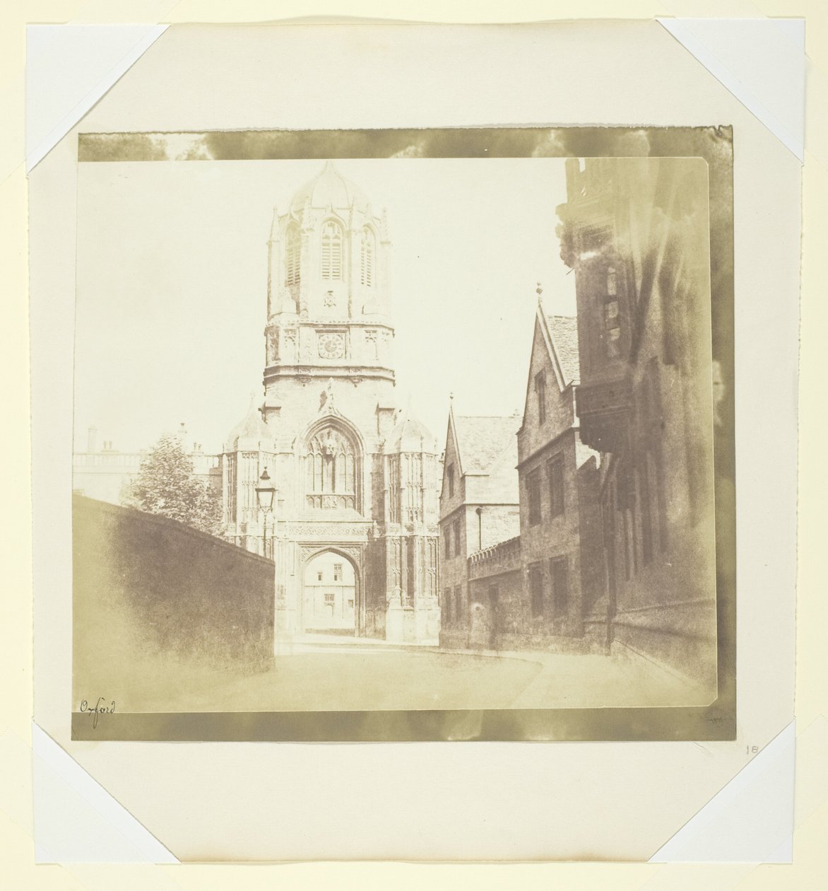 Porta di Christchurch, Oxford da William Henry Fox Talbot