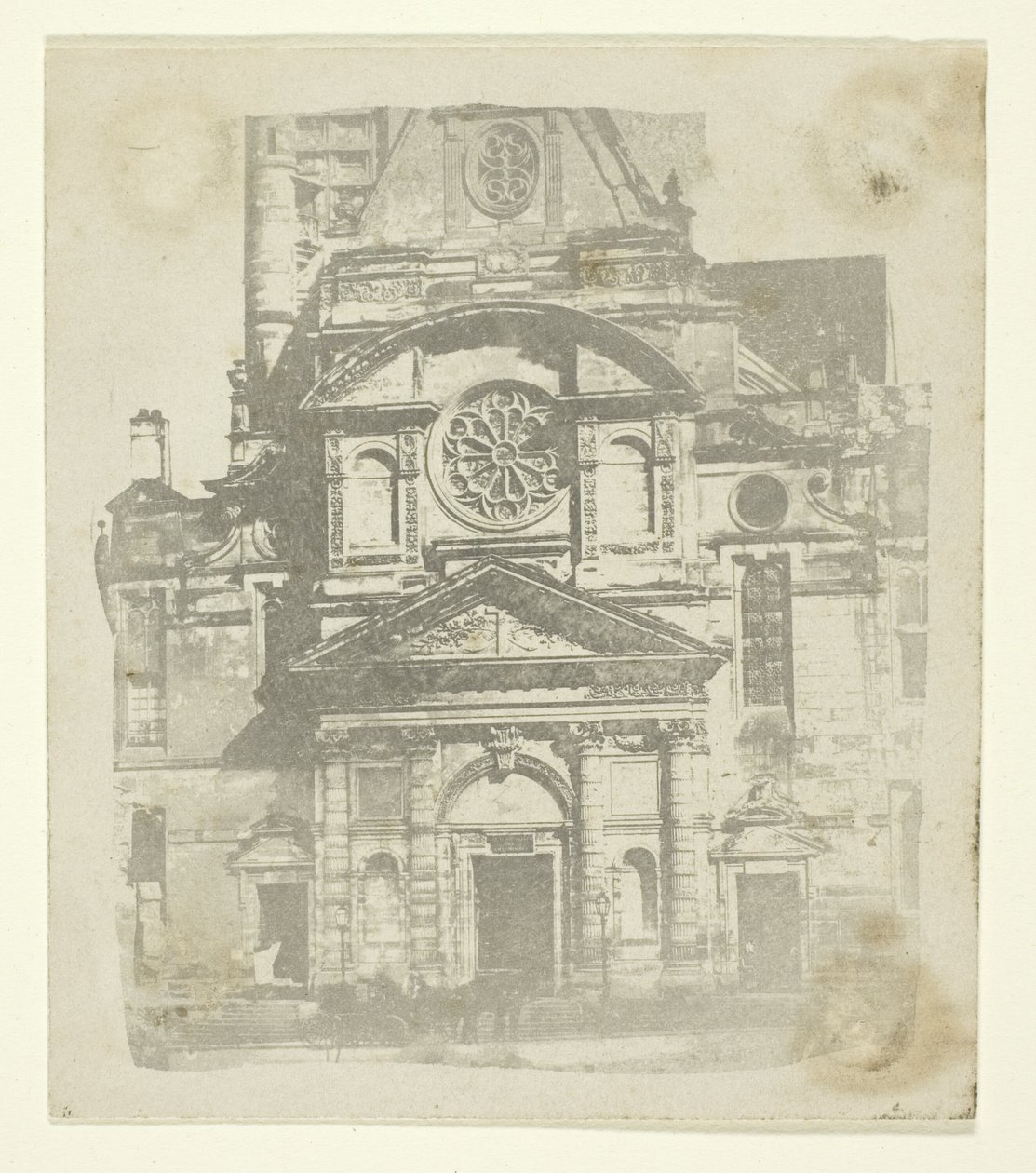 St. Etienne du Mont, Facciata da William Henry Fox Talbot