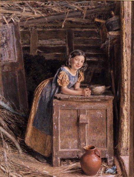 Una bellezza rustica da William Henry Hunt
