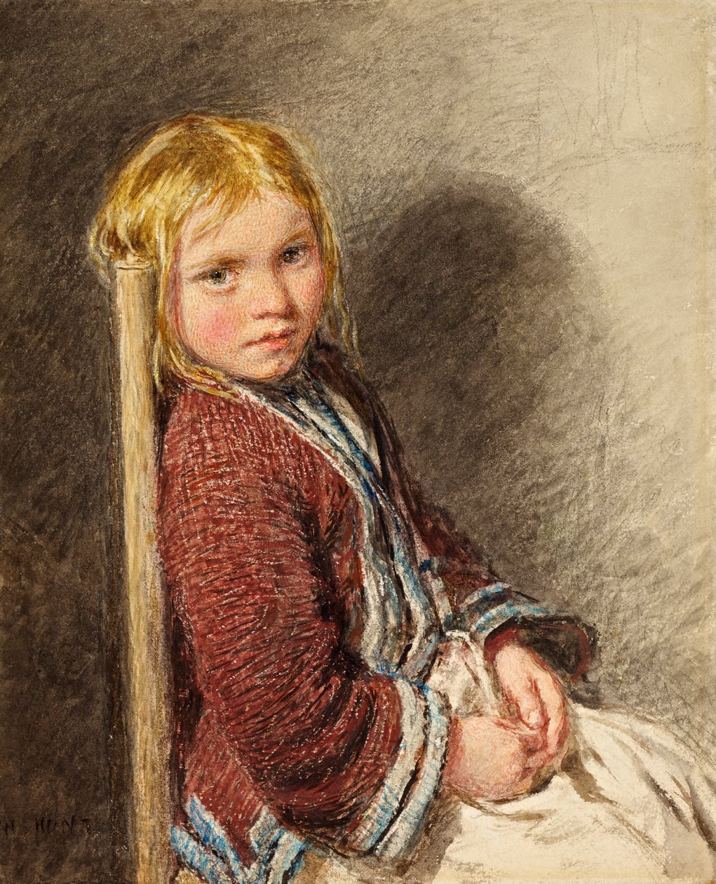 Il modello timido, c.1840 da William Henry Hunt