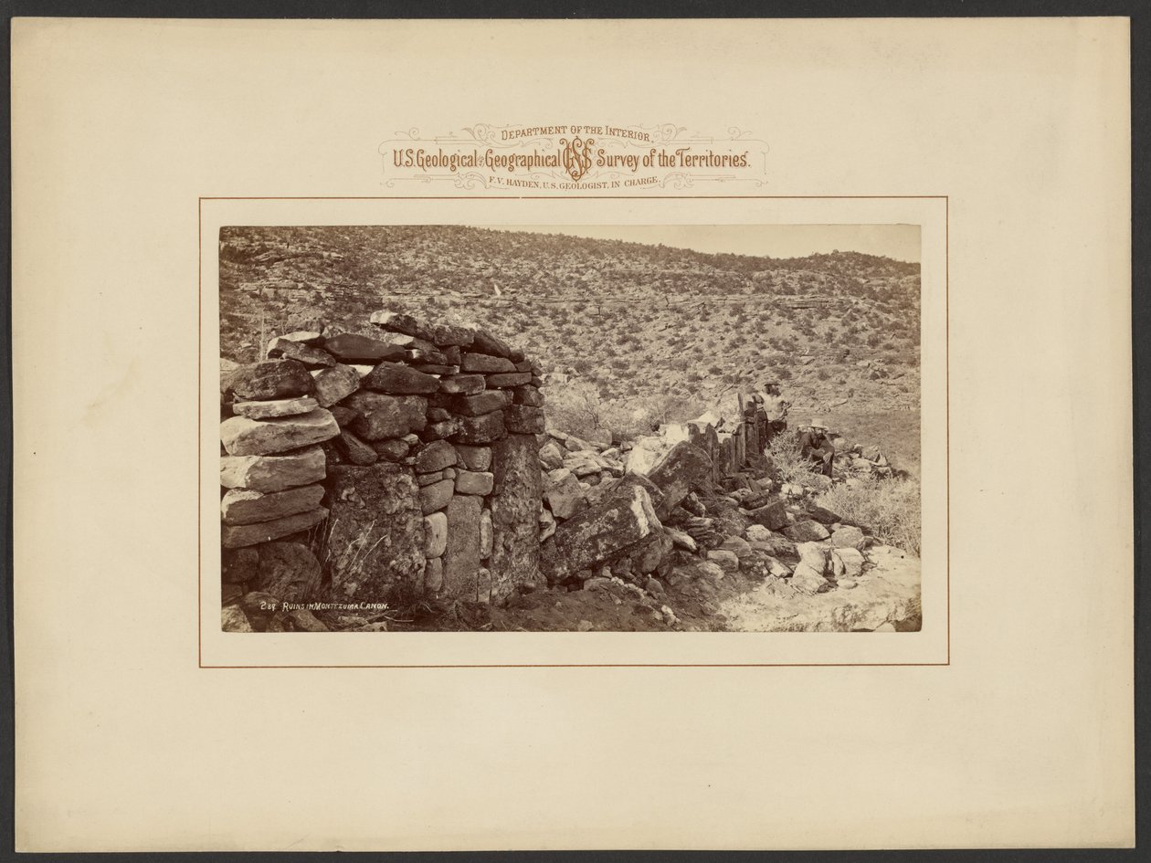 Rovine a Montezuma Cañon da William Henry Jackson