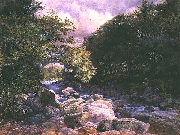 Il fiume Deveron da William Henry Millais