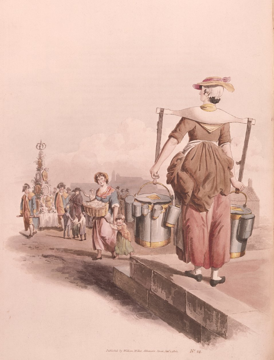 Lattaia, 1808 da William Henry Pyne
