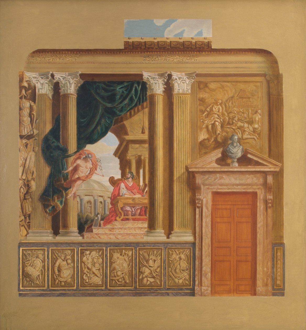 La scala del re, Palazzo di Hampton Court da William Herbert Hampton