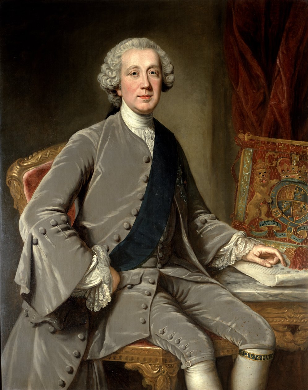 Richard Grenville, Conte Temple, c.1760 da William Hoare