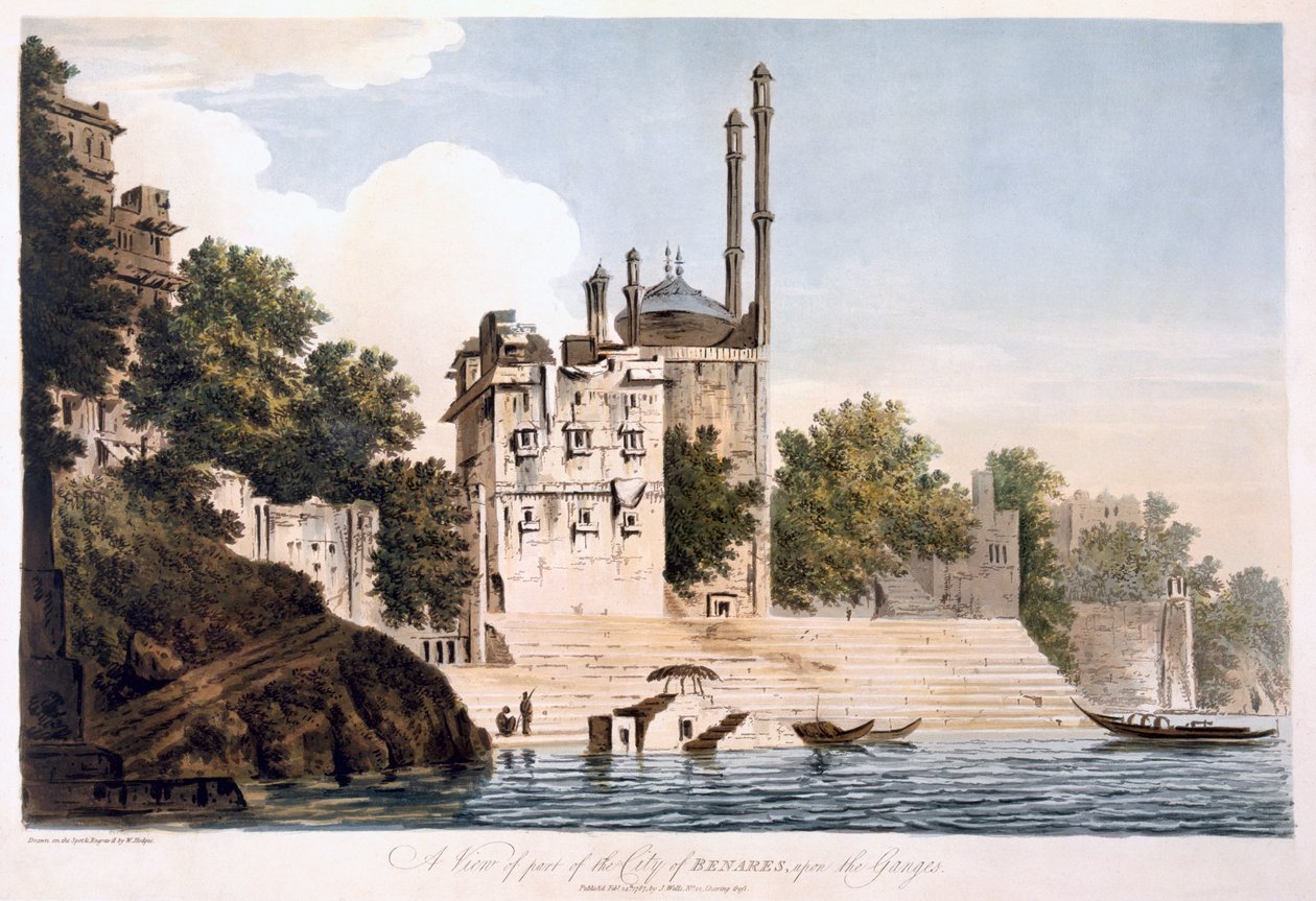 Benares sul Gange, 1787 da William Hodges