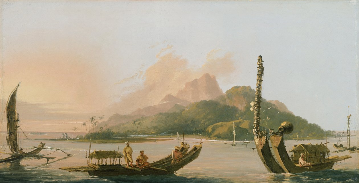 Tahiti: Rotta sud-est 1773 da William Hodges