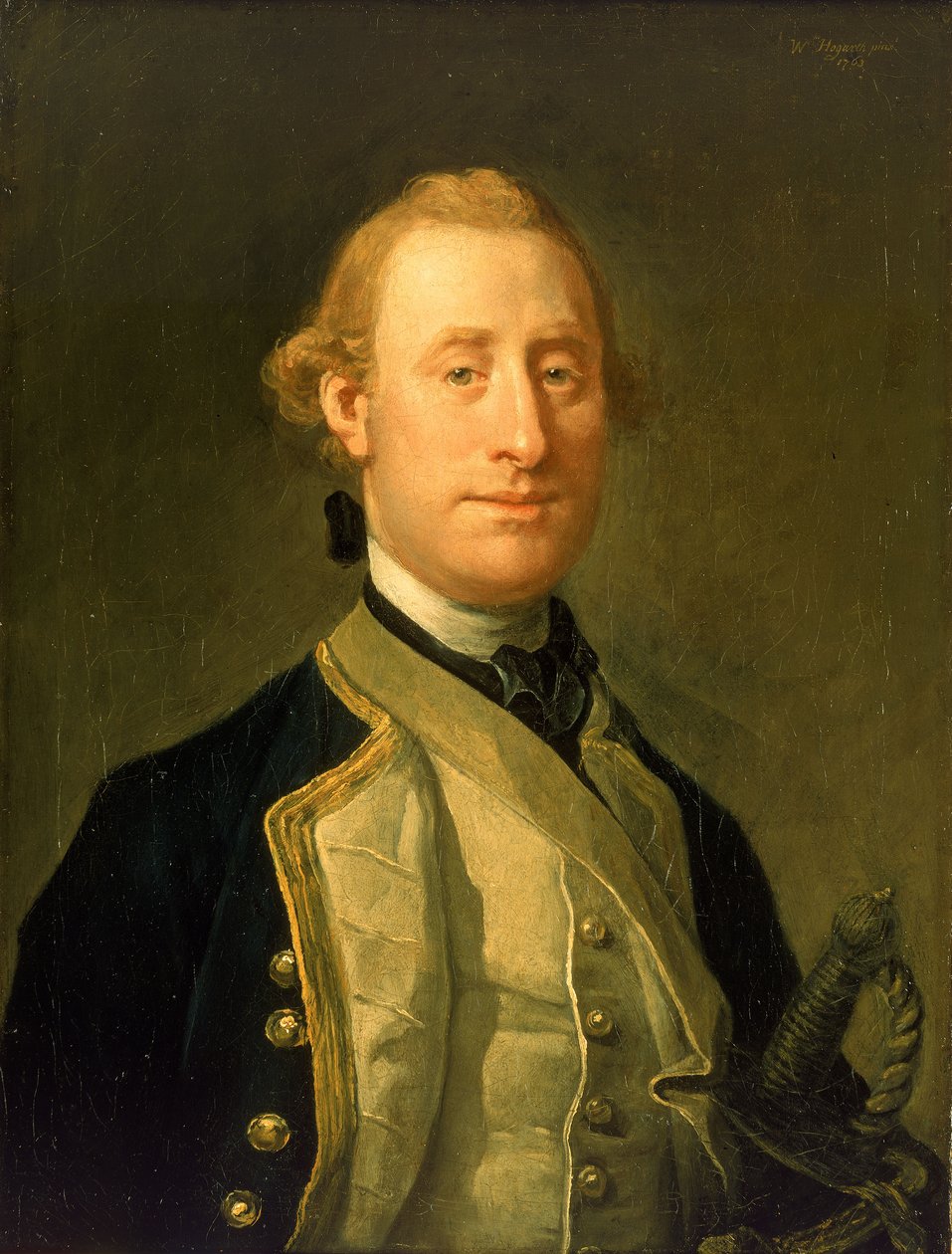 Capitano Sir Alexander Schomberg (1720-1804) da William Hogarth
