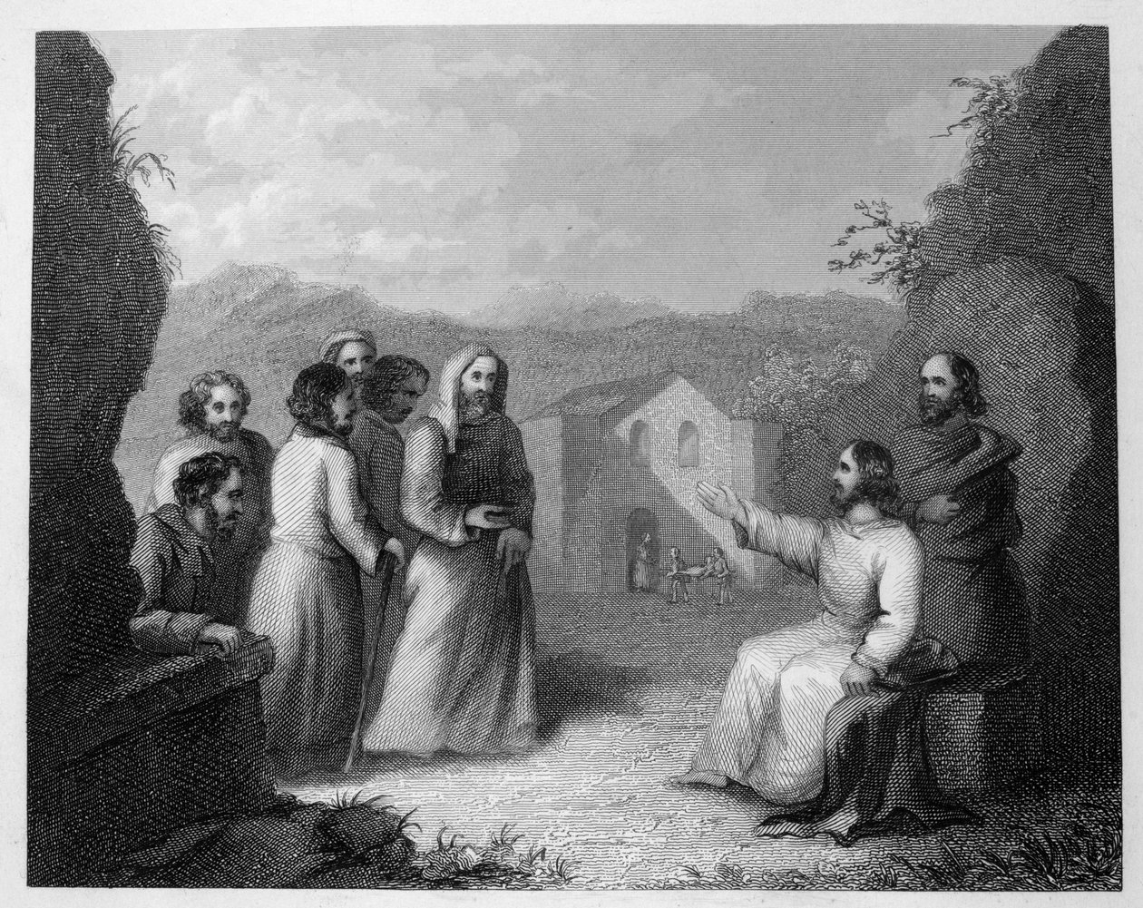 Cristo e i suoi discepoli da William Hogarth