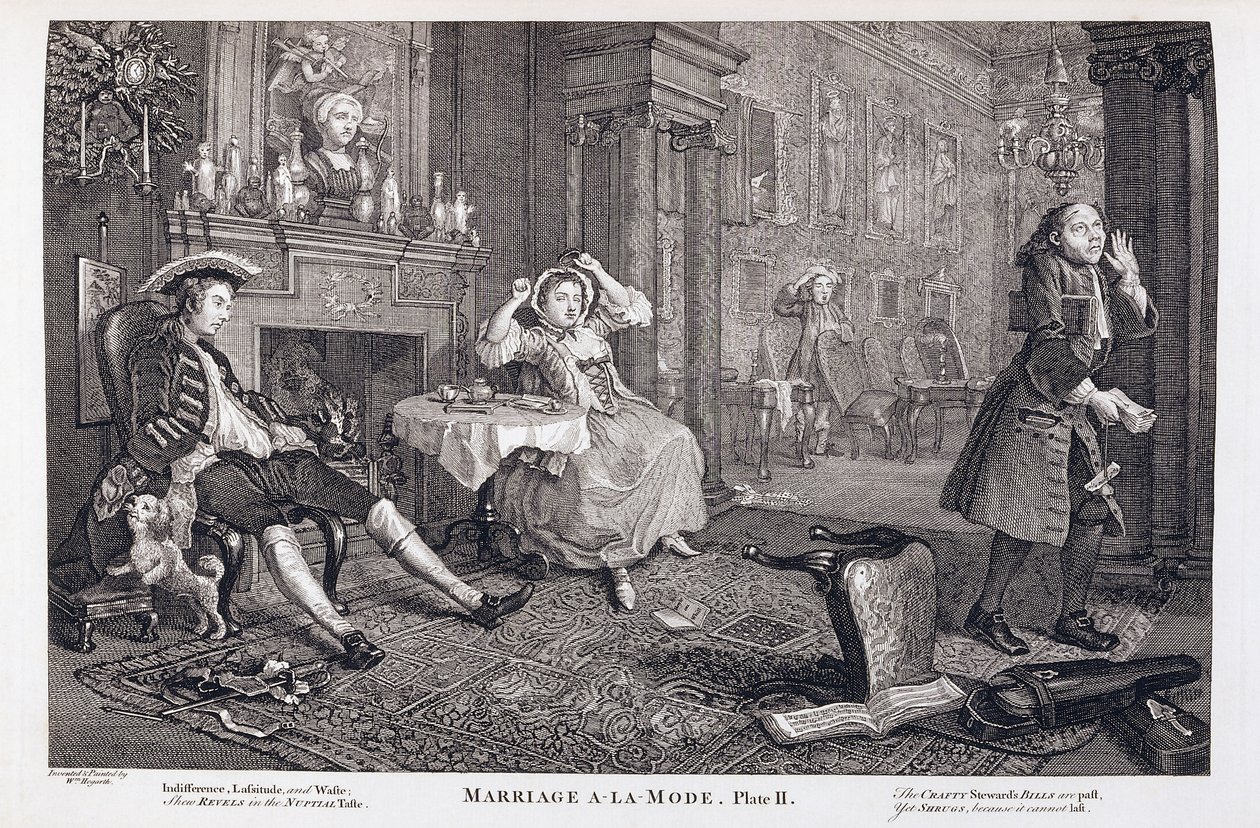 Matrimonio alla Moda da William Hogarth