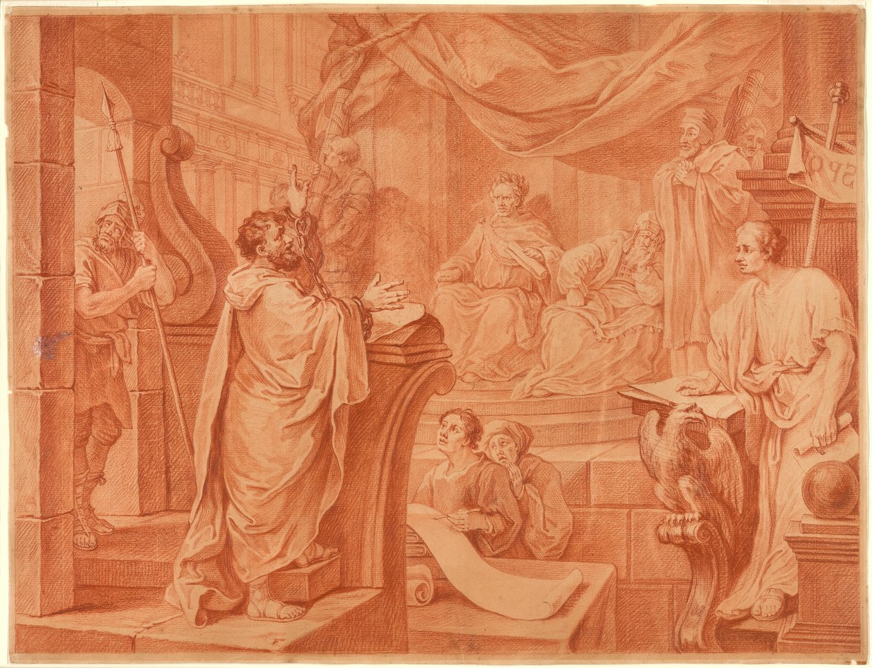 Paolo davanti a Felice da William Hogarth
