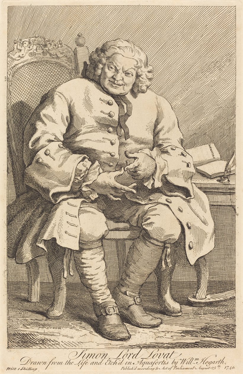 Simon Lord Lovat da William Hogarth