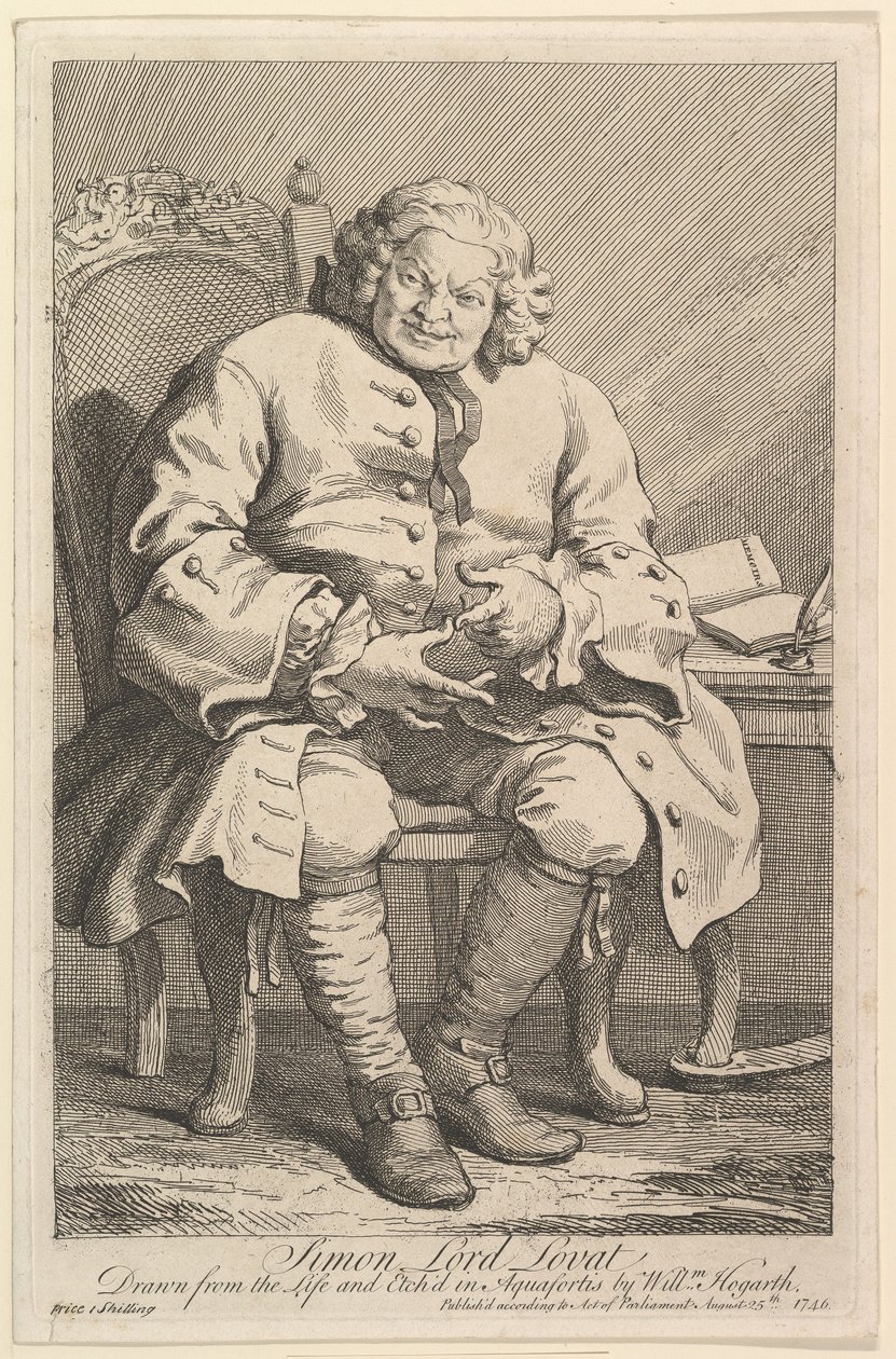 Simon Lord Lovat da William Hogarth