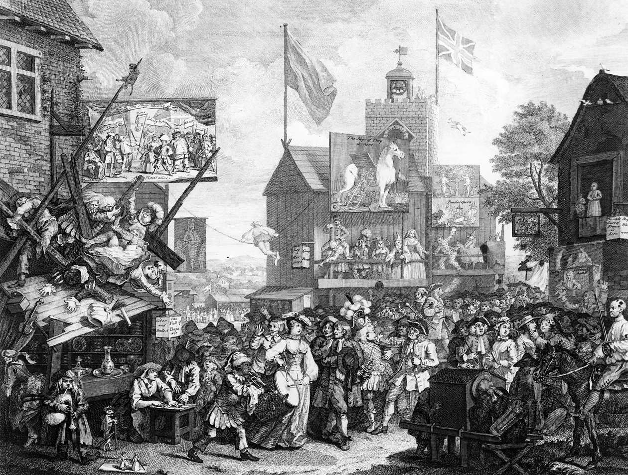 Fiera di Southwark, 1733 da William Hogarth