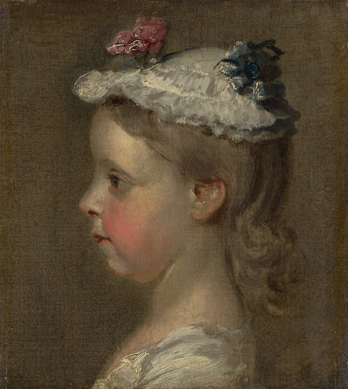 Studio della testa di una ragazza da William Hogarth