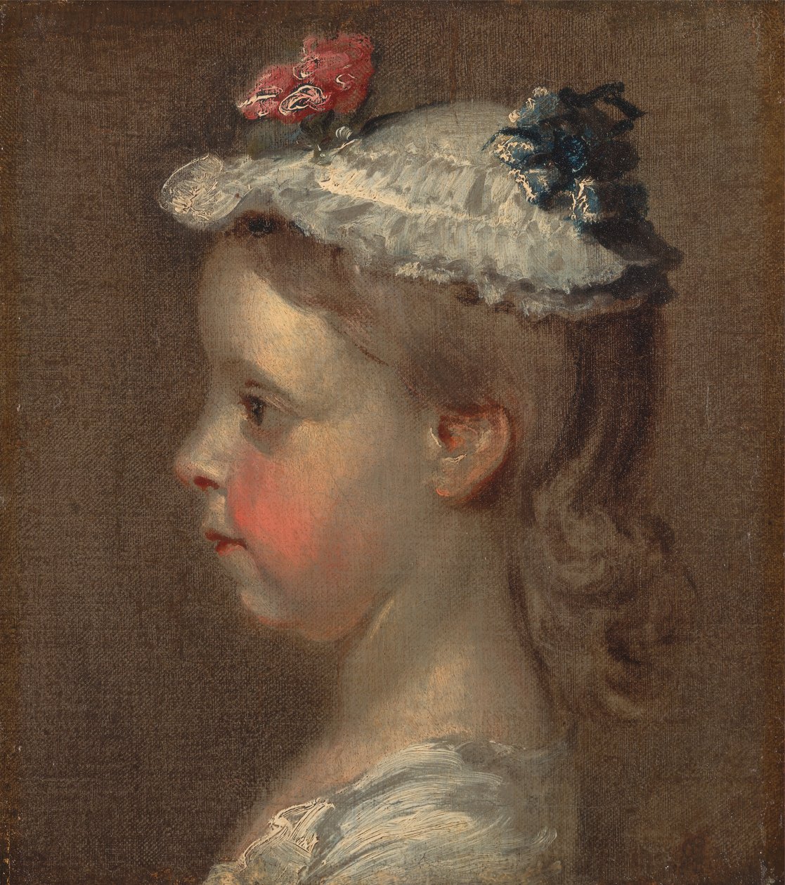 Studio della Testa di una Ragazza da William Hogarth
