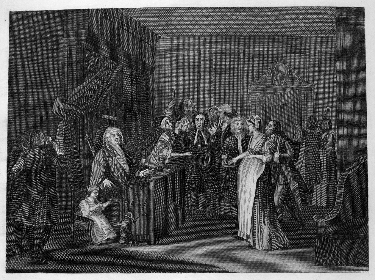 Giurare un bambino da William Hogarth