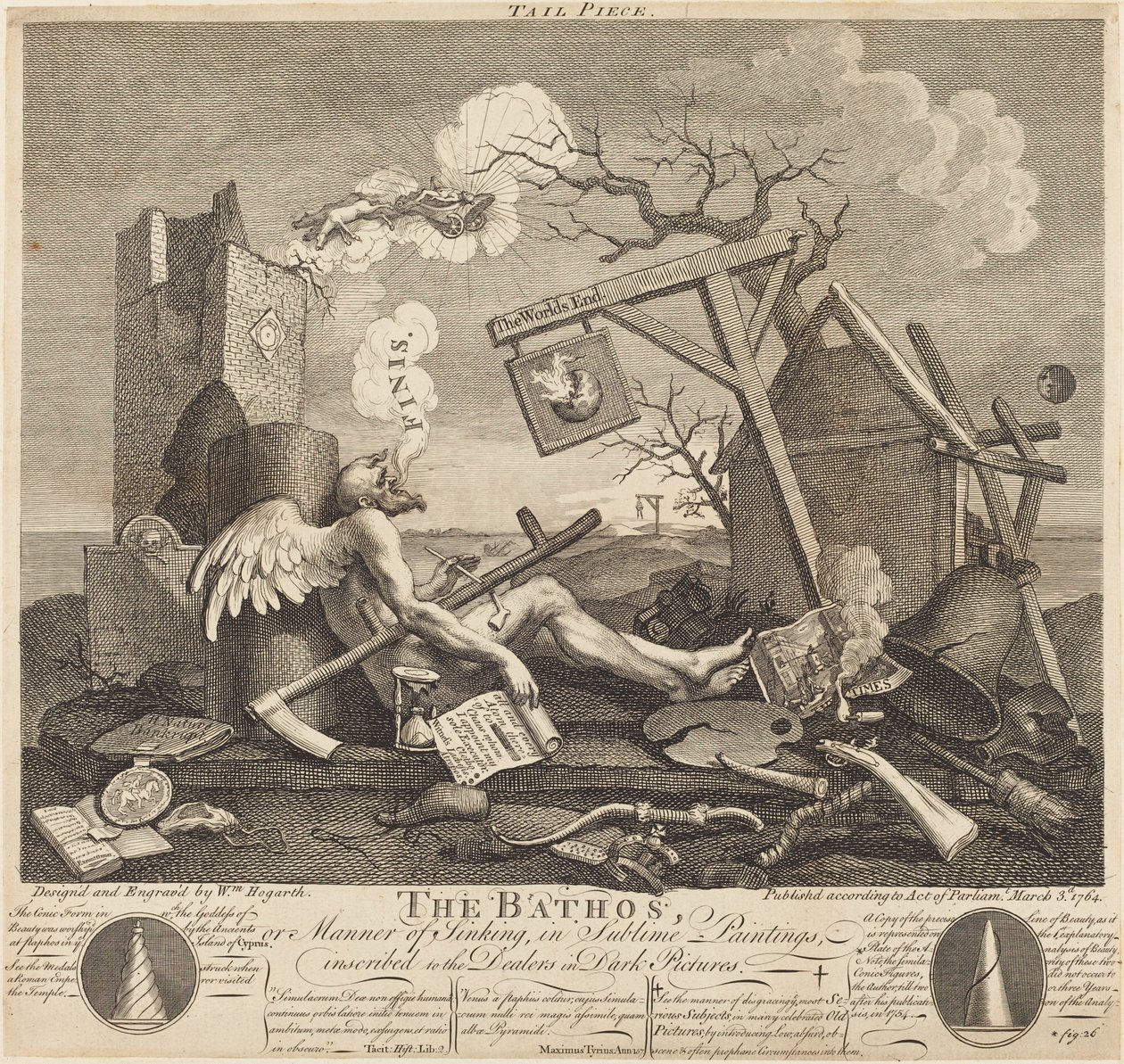 Finale, o Il Bathos da William Hogarth