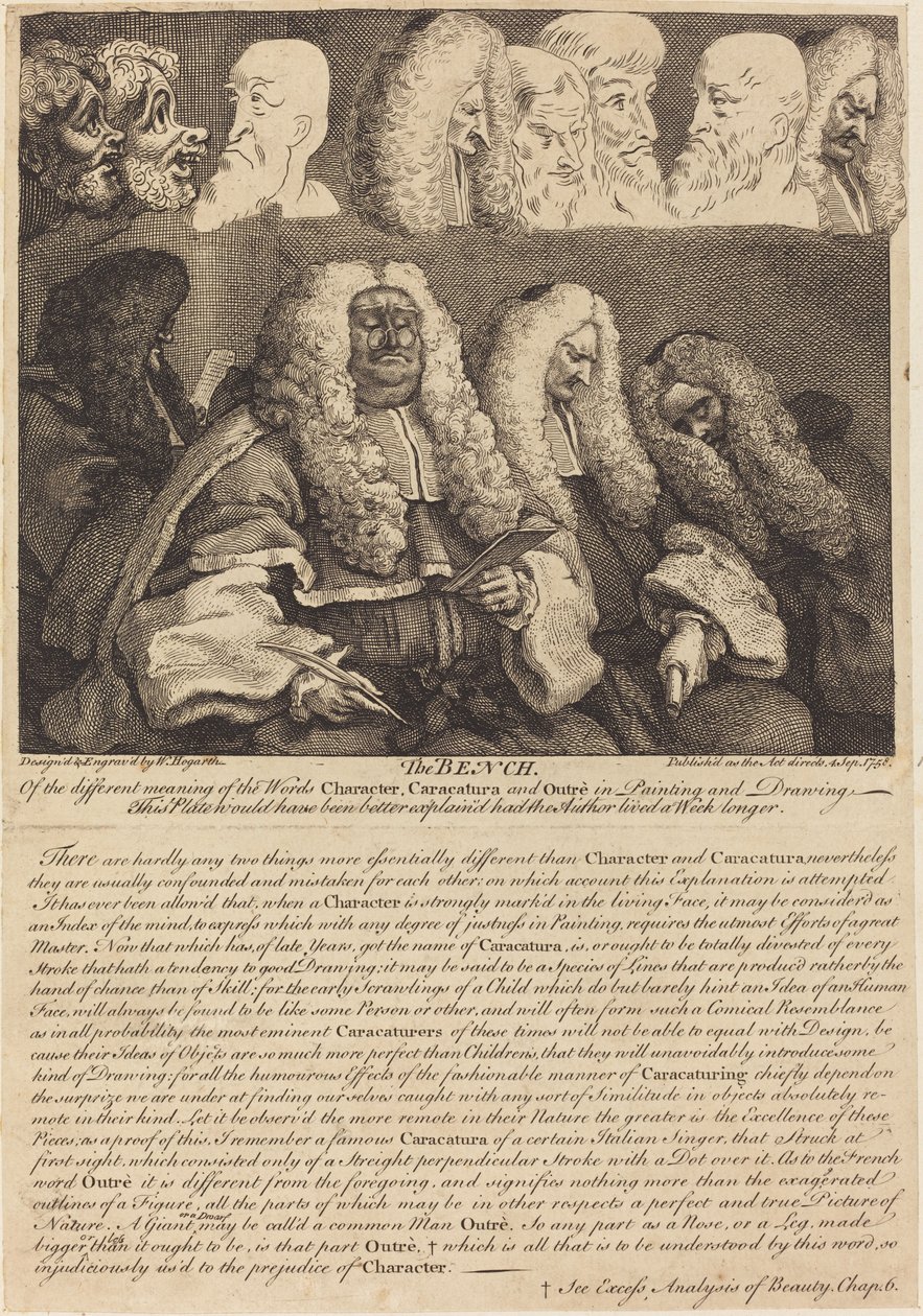 La panchina da William Hogarth