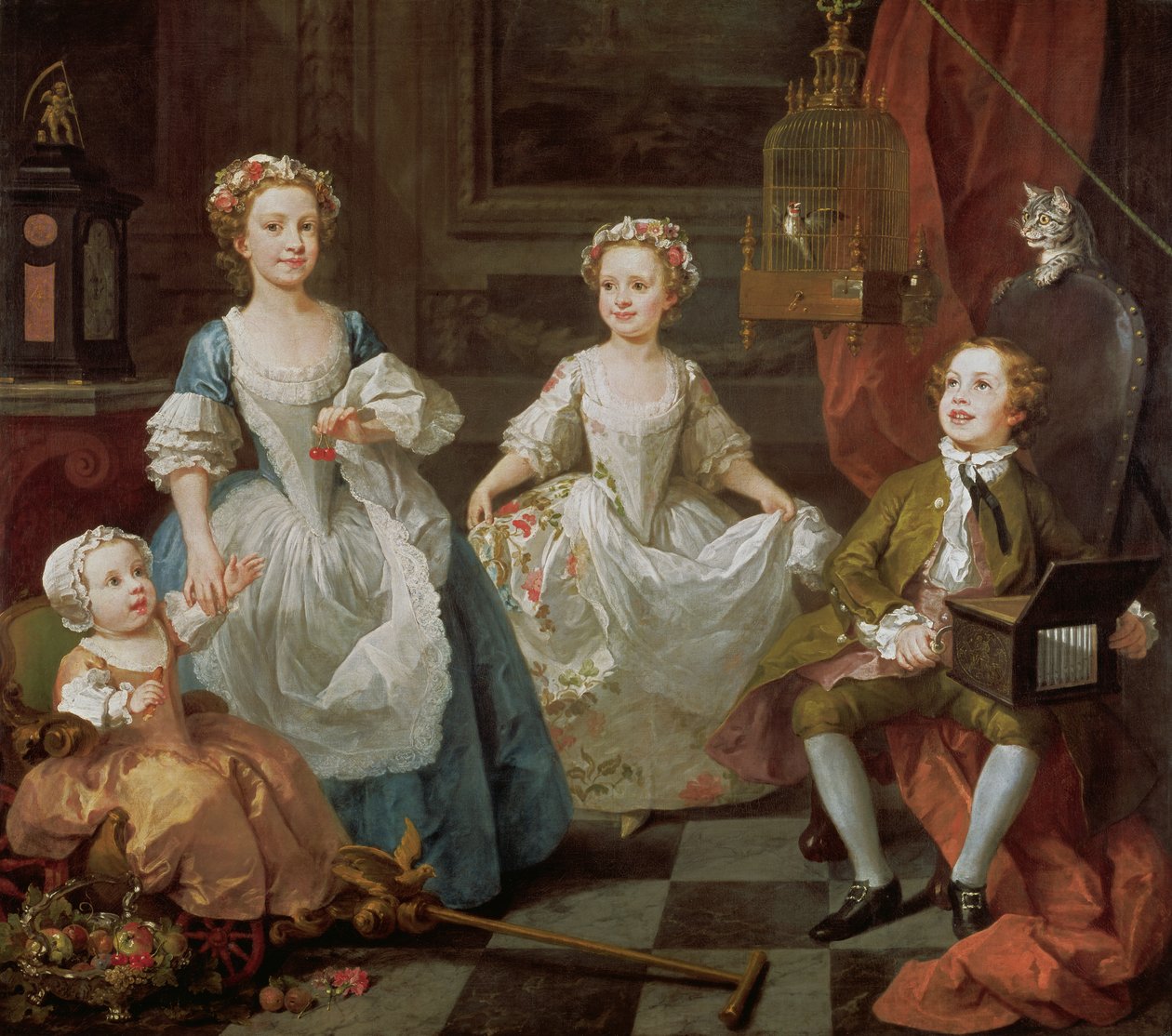 I bambini Graham, 1742 da William Hogarth