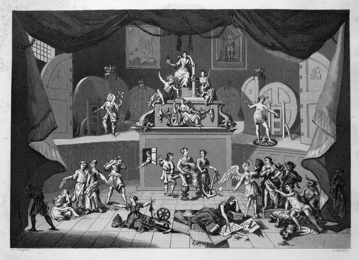 La lotteria da William Hogarth