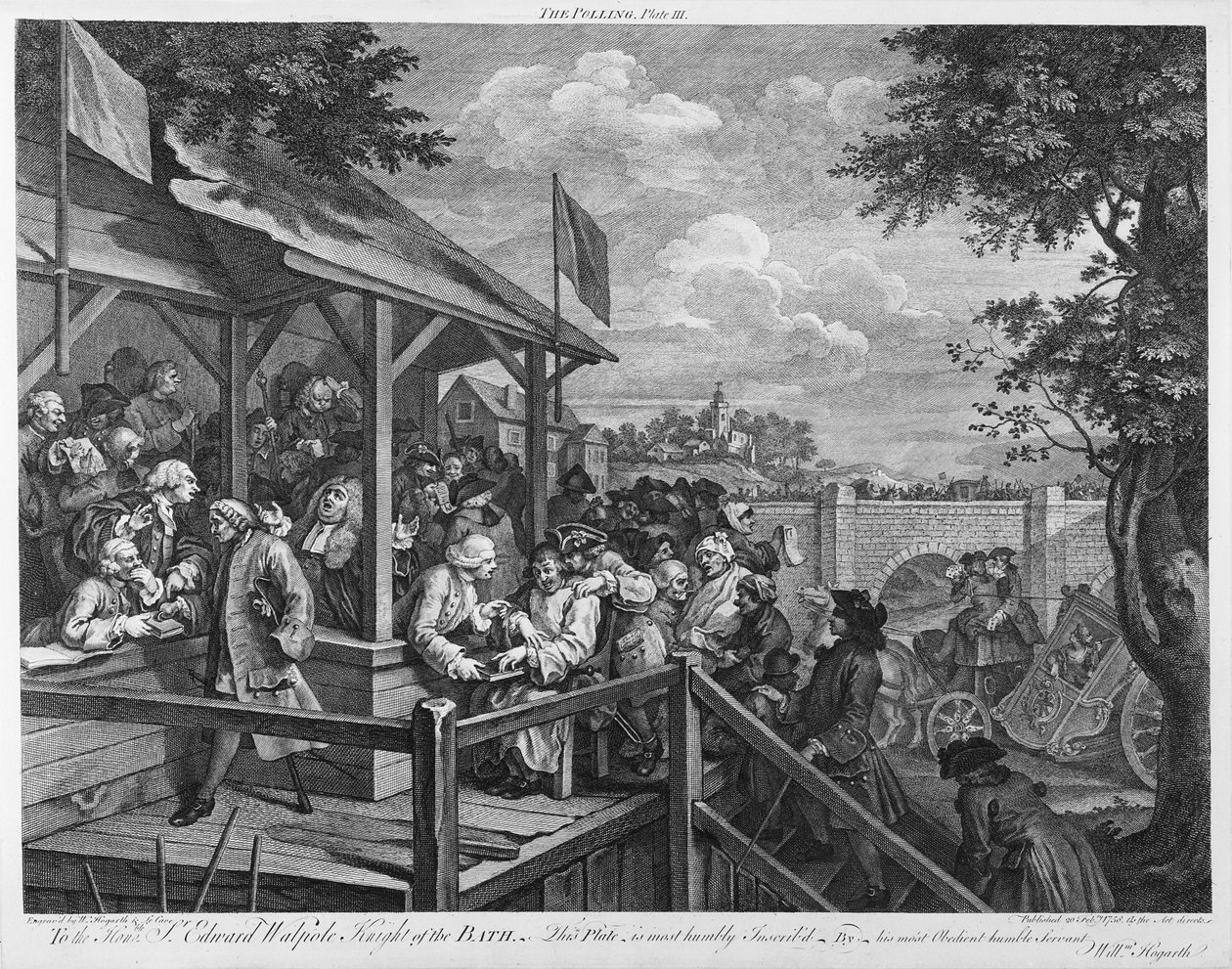 Il voto, 1758 da William Hogarth