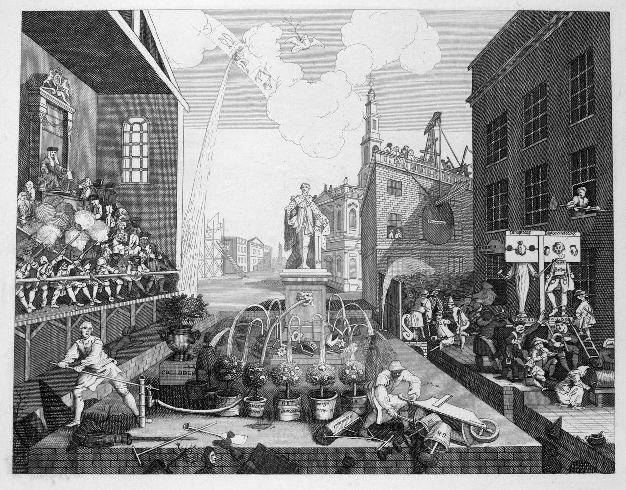 I tempi, tavola 2 da William Hogarth