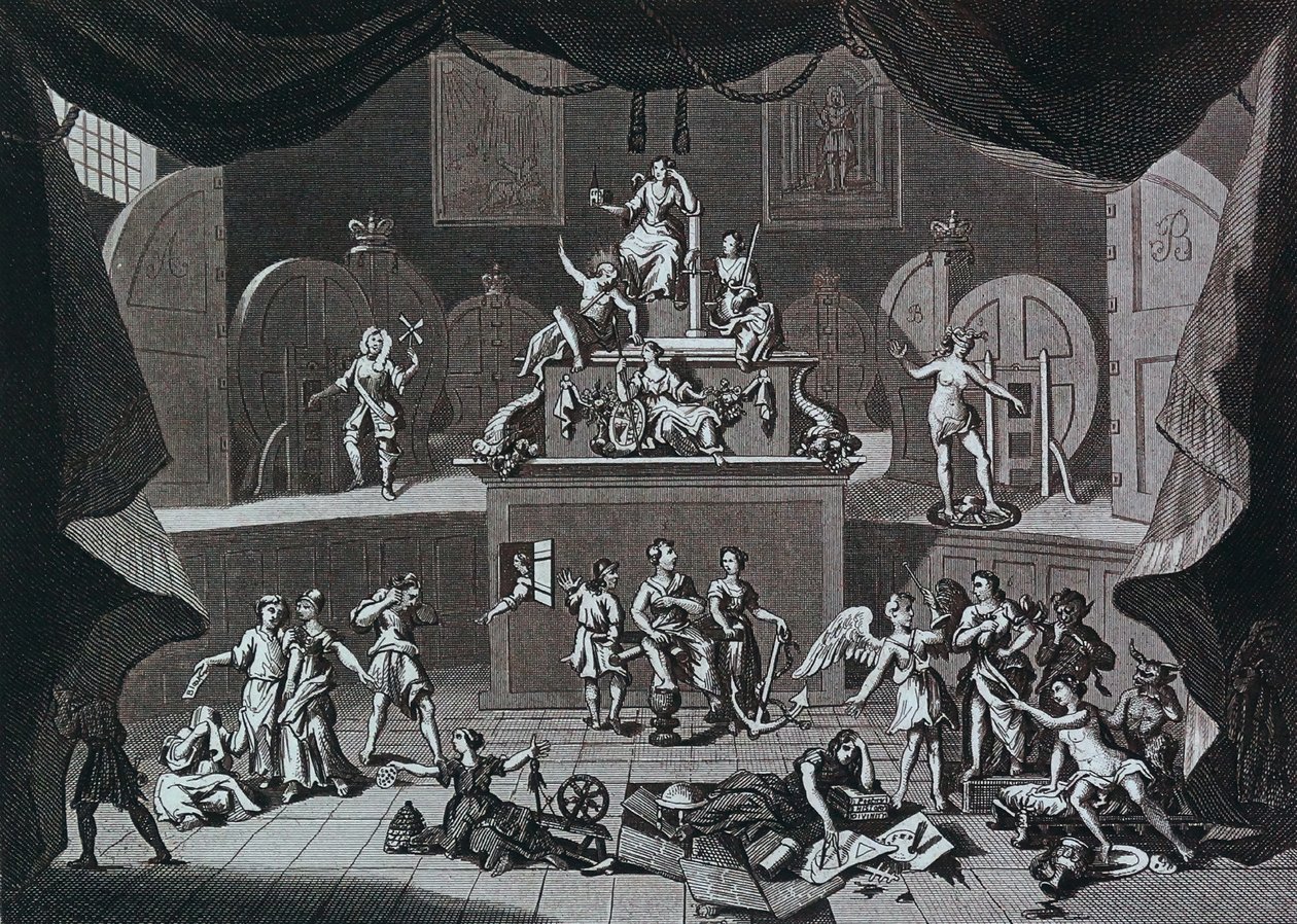 La lotteria da William Hogarth