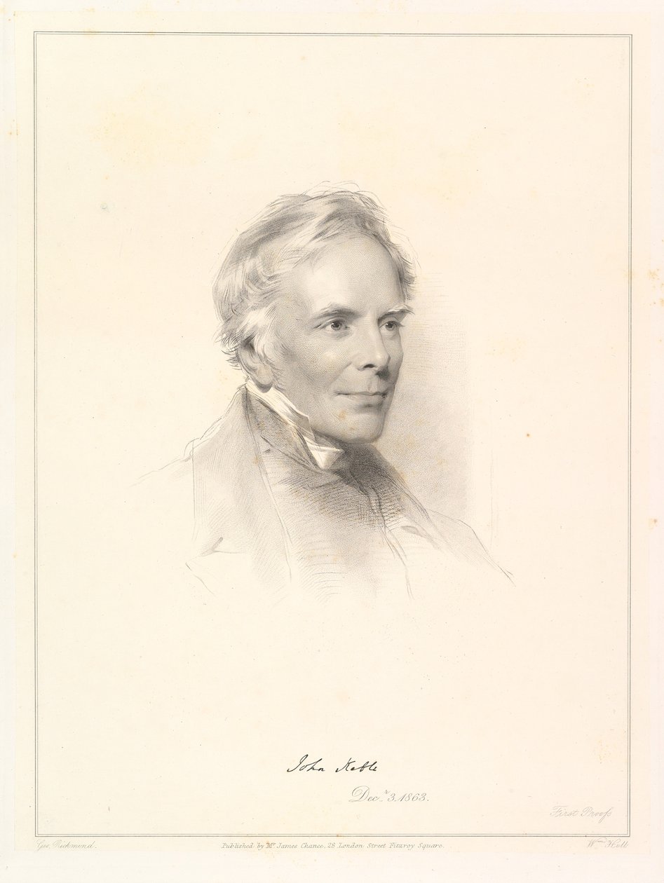 Ritratto di John Keble da William Holl