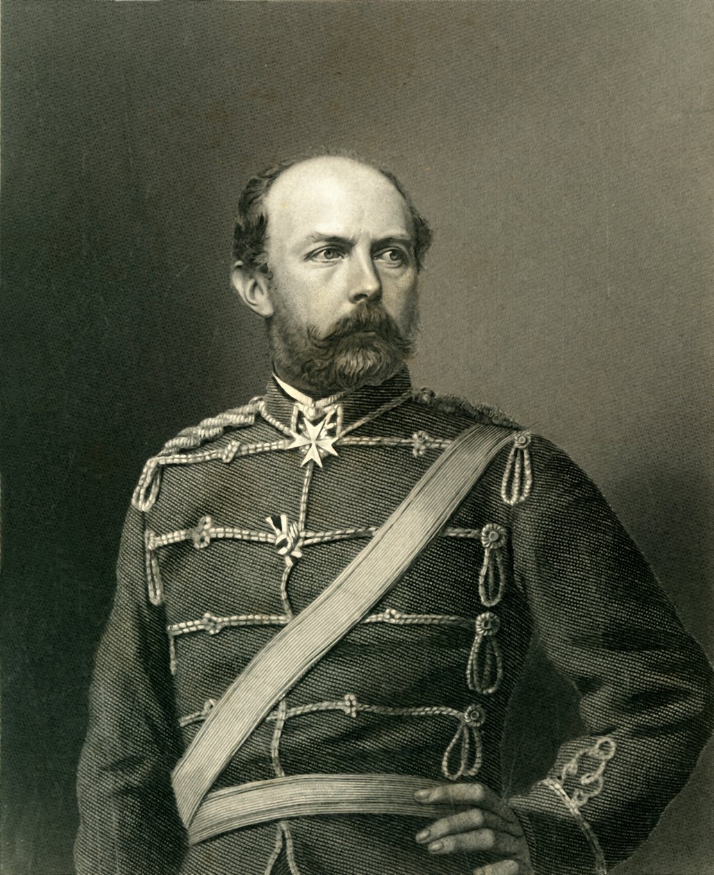 Principe Federico Carlo, c. 1872 da William Holl