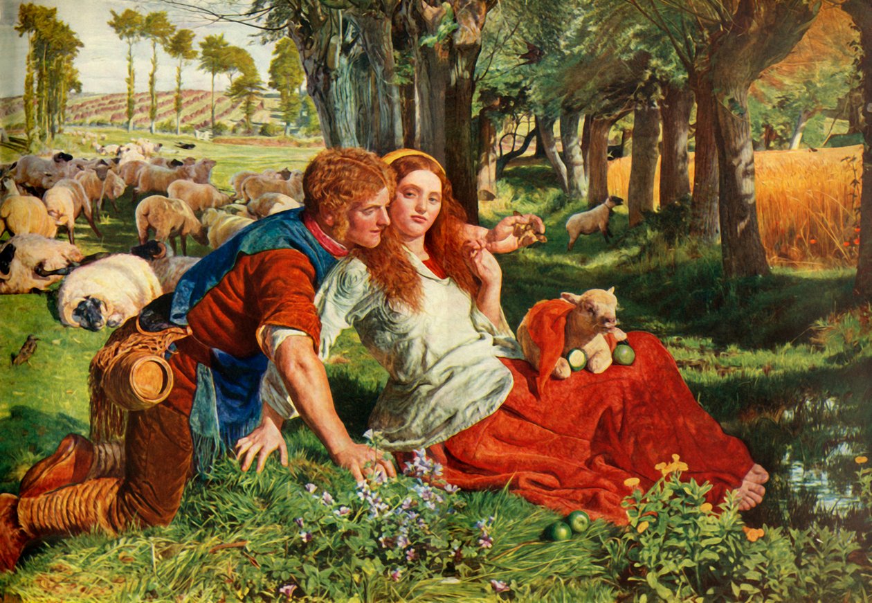Il pastore mercenario, 1851 da William Holman Hunt