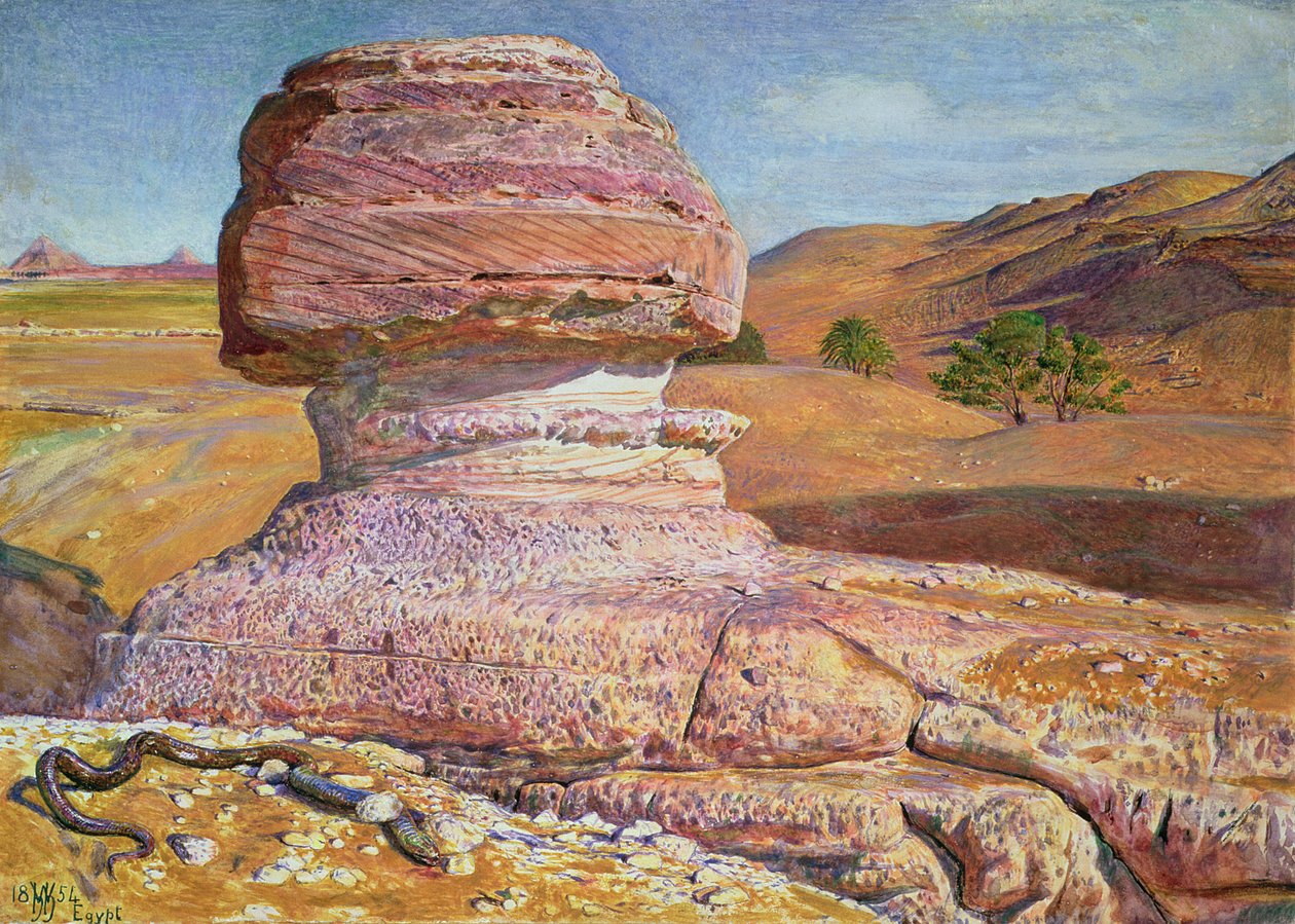 La Sfinge a Giza da William Holman Hunt