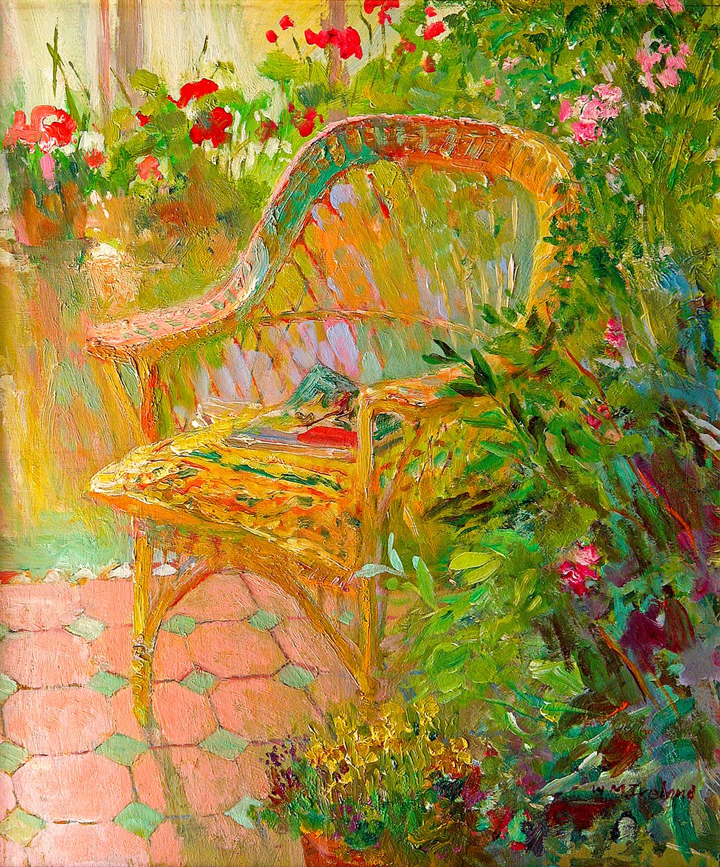 Sedia di vimini, 2000 da William Ireland