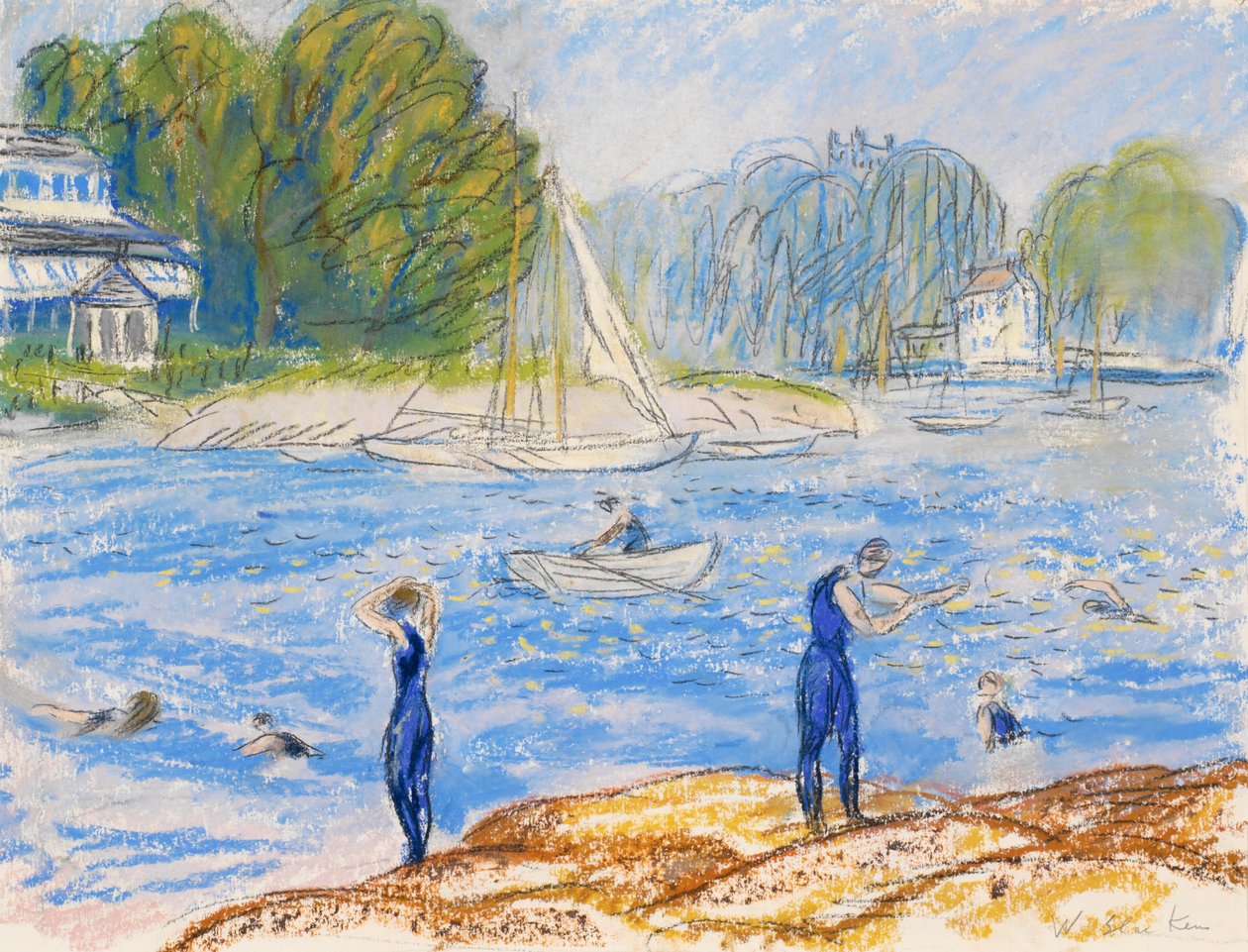 Bagnanti, Annisquam da William James Glackens