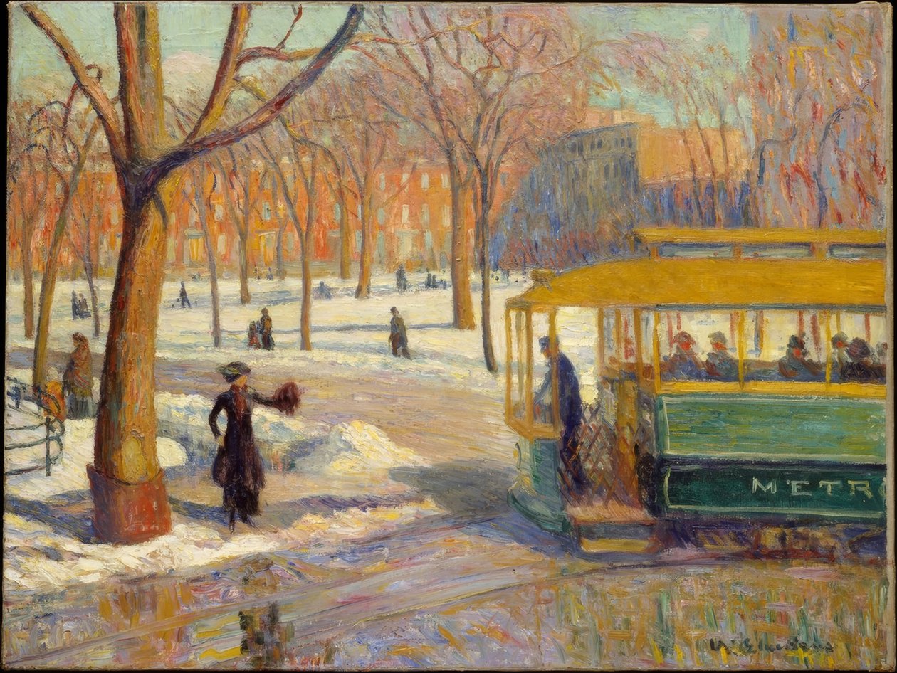 Il carro verde da William James Glackens
