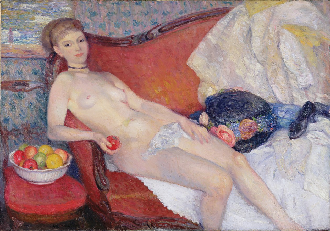 Nudo con Mela da William James Glackens