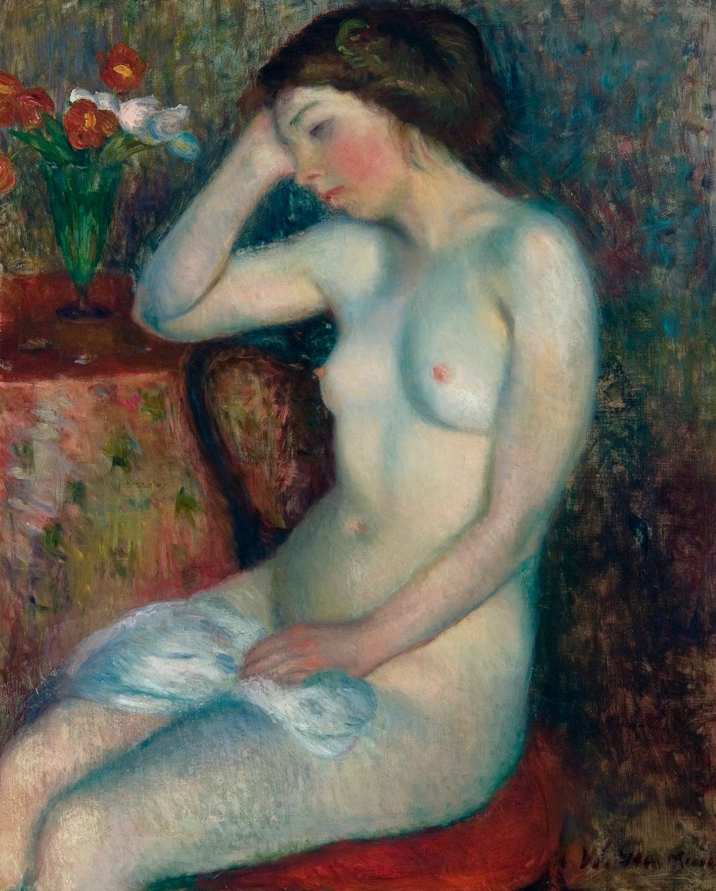 Ragazza che dorme da William James Glackens