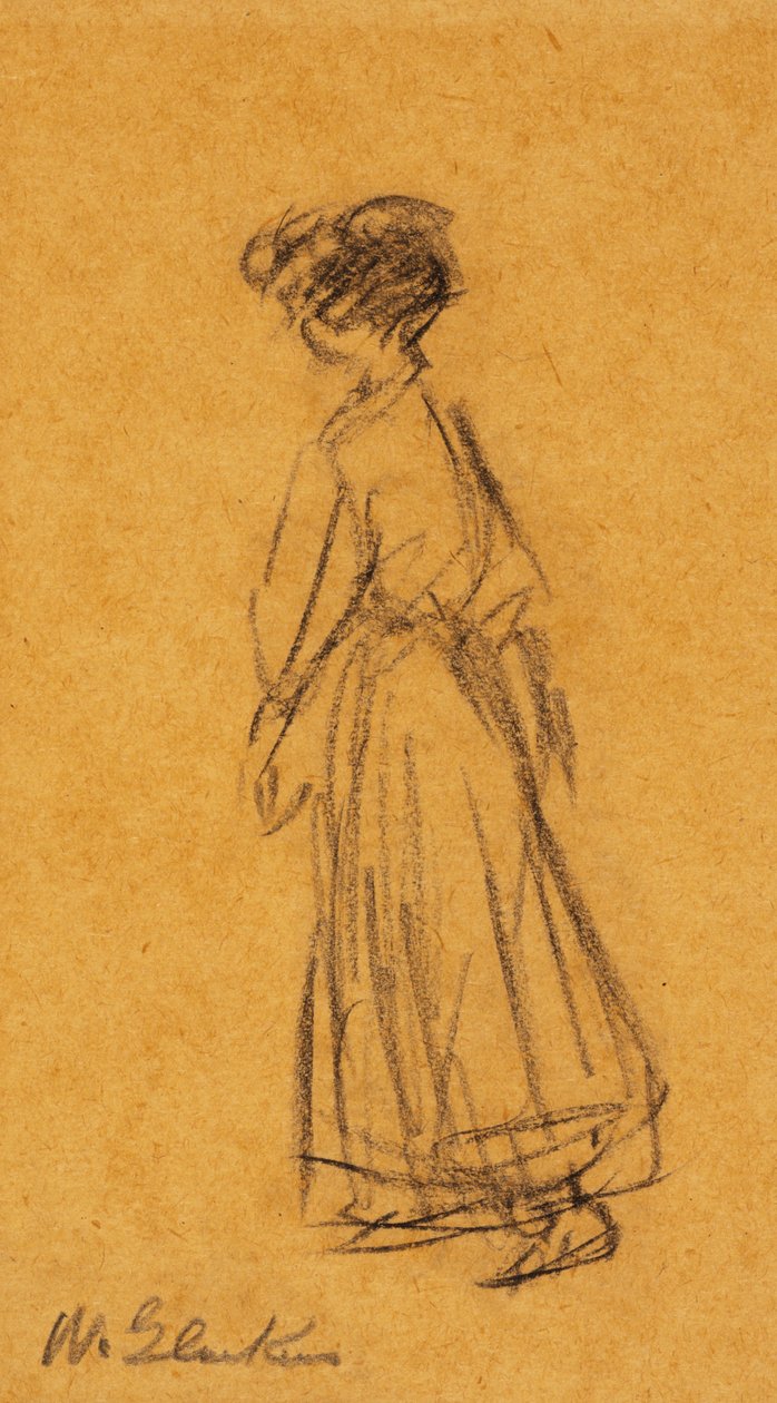 Donna che cammina da William James Glackens