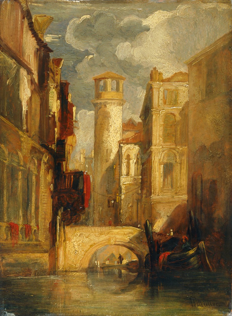 Scena veneziana da William James Muller